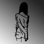 Wallity Woman With Loose Dress Escultura de pared